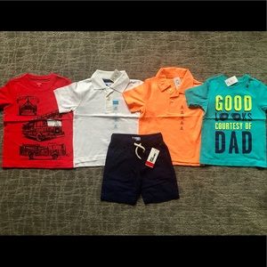 Boy’s tops & shorts -NWT